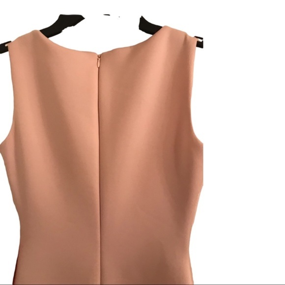 Calvin‎ Klein Pink Embellished gold silver studded scuba fit sheath dress size 2 - Picture 7 of 12